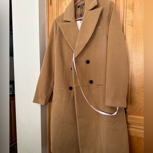 Tan pea coat